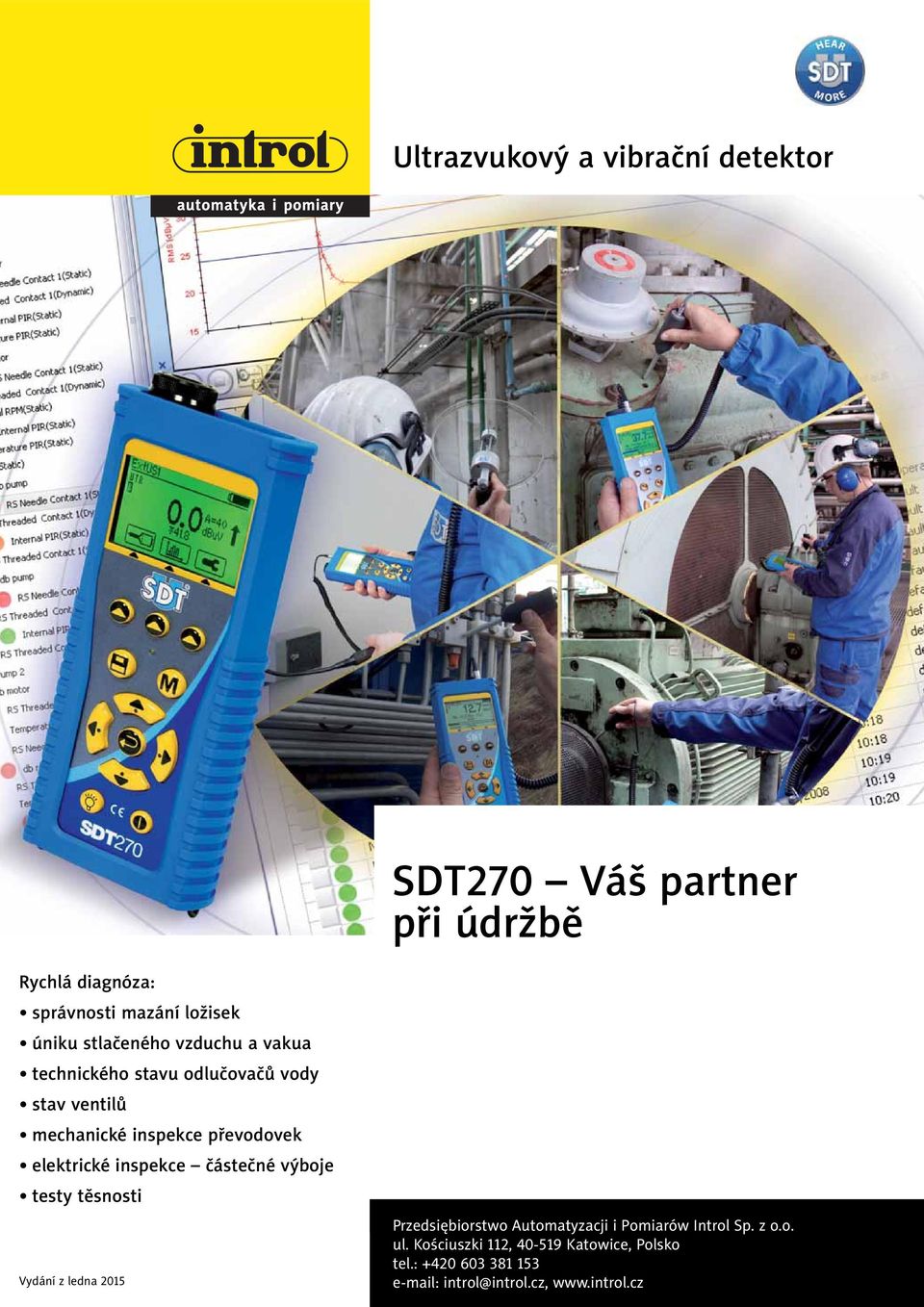 elektrické inspekce částečné výboje testy těsnosti Vydání z ledna 2015 Przedsiębiorstwo Automatyzacji i Pomiarów