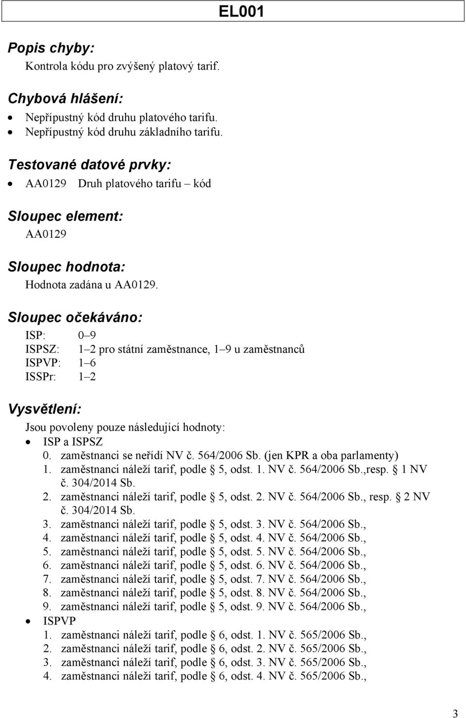 (jen KPR a oba parlamenty) 1. zaměstnanci náleží tarif, podle 5, odst. 1. NV č. 564/2006 Sb.,resp. 1 NV č. 304/2014 Sb. 2. zaměstnanci náleží tarif, podle 5, odst. 2. NV č. 564/2006 Sb., resp. 2 NV č.