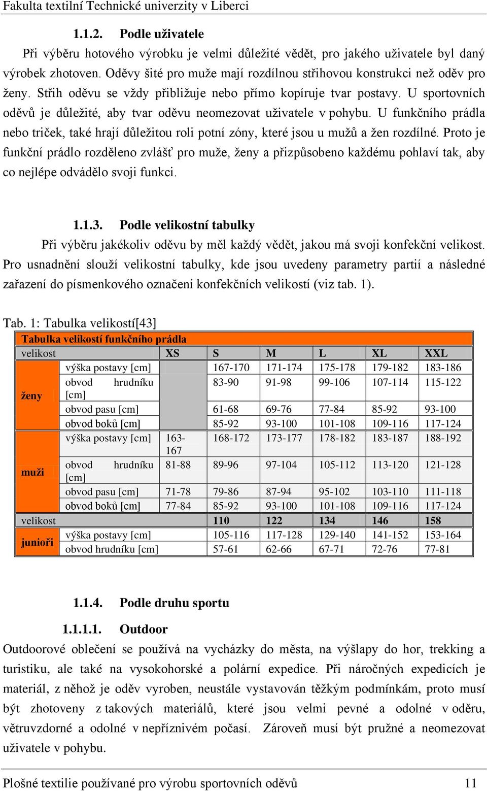 U funkčního prádla nebo triček, také hrají důležitou roli potní zóny, které jsou u mužů a žen rozdílné.