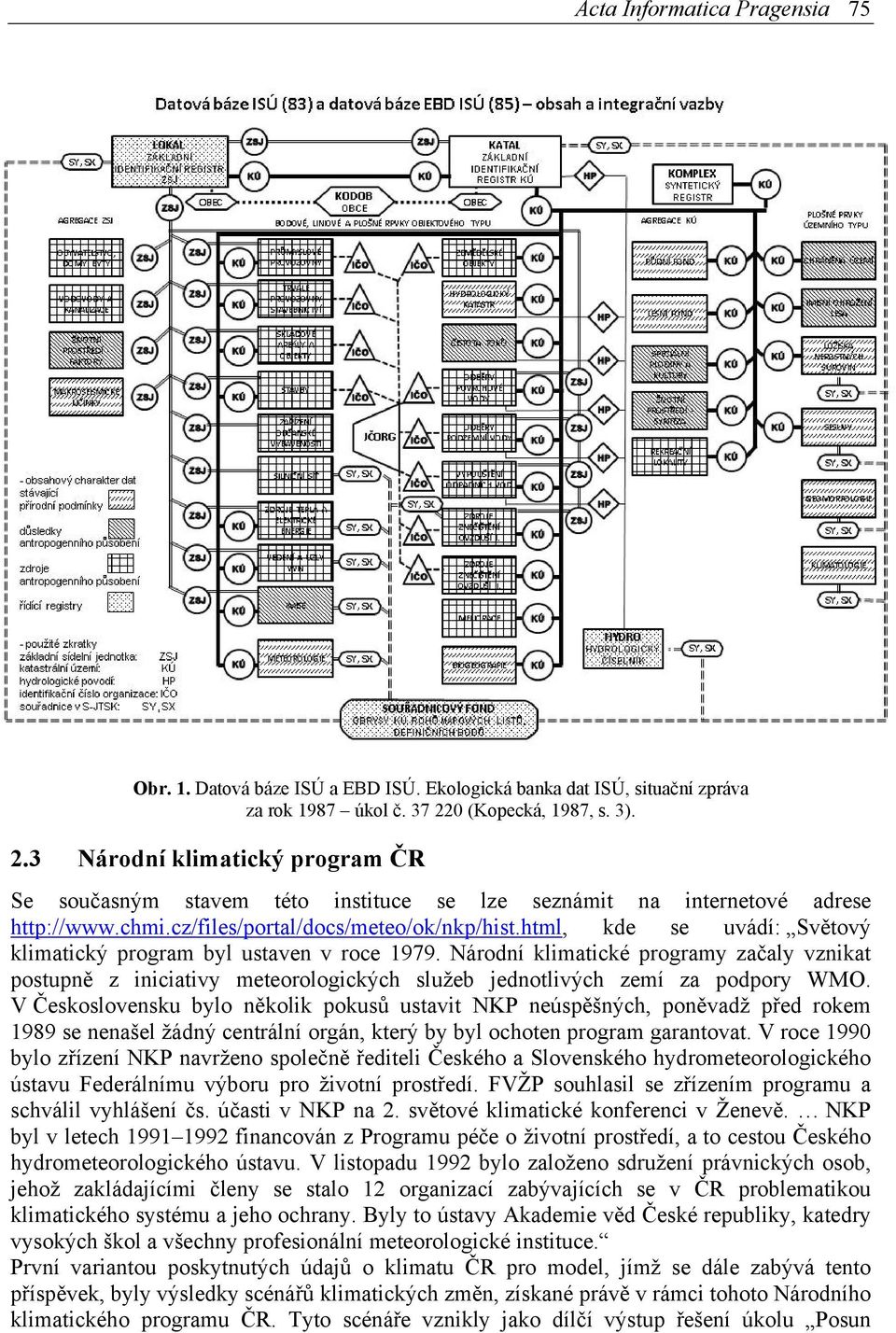 html, kde se uvádí: Světový klimatický program byl ustaven v roce 1979. Národní klimatické programy začaly vznikat postupně z iniciativy meteorologických služeb jednotlivých zemí za podpory WMO.