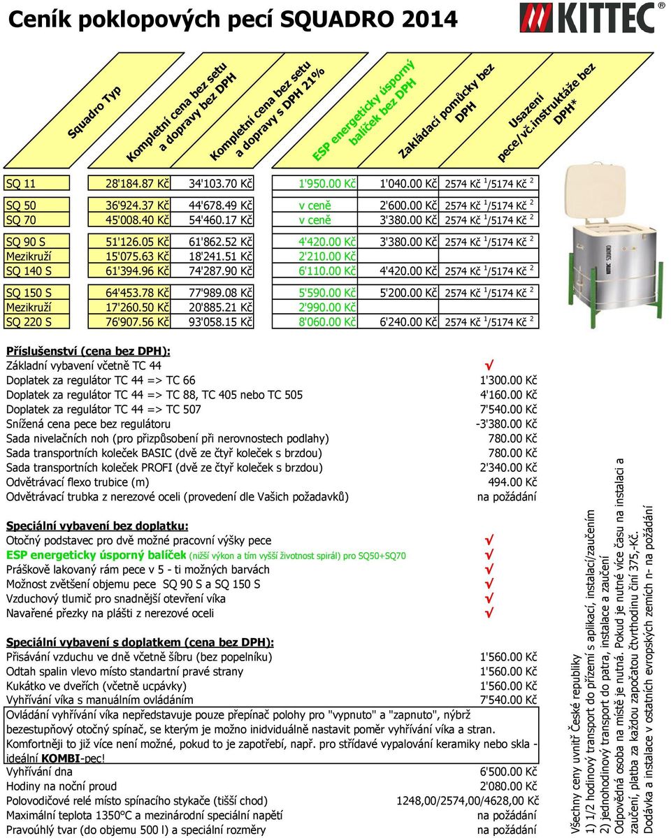 52 Kč 4'420.00 Kč 2574 Kč 1 /5174 Kč 2 Mezikruží 15'075.63 Kč 18'241.51 Kč 2'210.00 Kč SQ 140 S 61'394.96 Kč 74'287.90 Kč 6'110.00 Kč 4'420.00 Kč 2574 Kč 1 /5174 Kč 2 SQ 150 S 64'453.78 Kč 77'989.