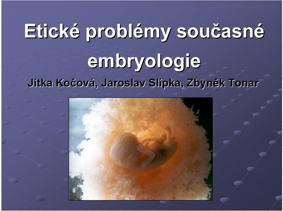 embryologie Jitka