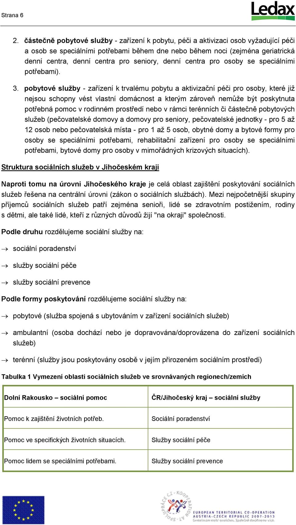 centra pr sby se speciálními ptřebami). 3.