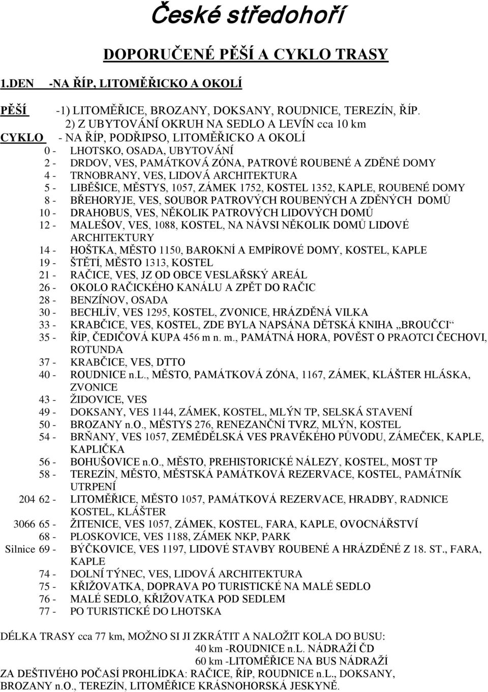 VES, LIDOVÁ ARCHITEKTURA 5 - LIBĚŠICE, MĚSTYS, 1057, ZÁMEK 1752, KOSTEL 1352, KAPLE, ROUBENÉ DOMY 8 - BŘEHORYJE, VES, SOUBOR PATROVÝCH ROUBENÝCH A ZDĚNÝCH DOMŮ 10 - DRAHOBUS, VES, NĚKOLIK PATROVÝCH