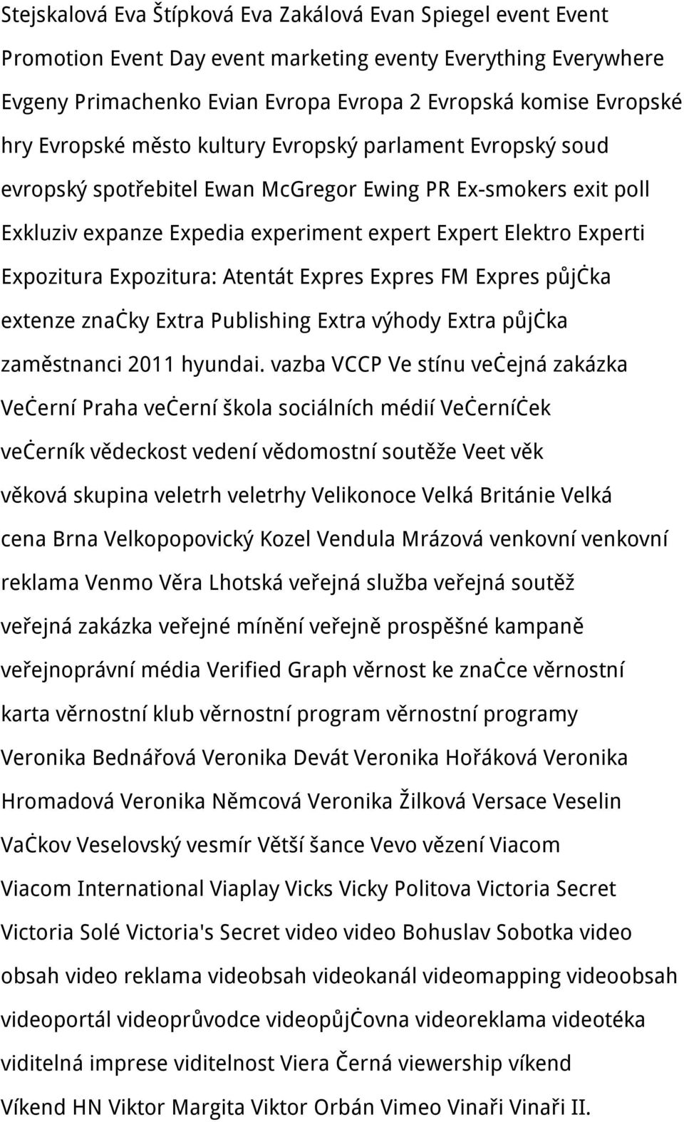 Expozitura: Atentát Expres Expres FM Expres půjčka extenze značky Extra Publishing Extra výhody Extra půjčka zaměstnanci 2011 hyundai.