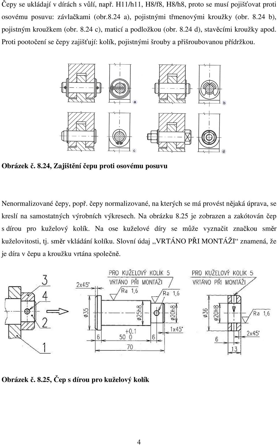 TKGN2. Čepy, kolíky, závlačky, pojistné a stavěcí kroužky. Projekt "Podpora  výuky v cizích jazycích na SPŠT" - PDF Free Download