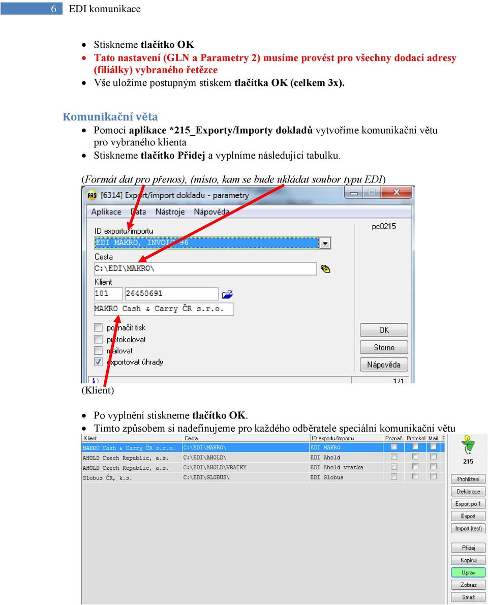 EDI komunikace Postup a nastavení PDF Stažení zdarma