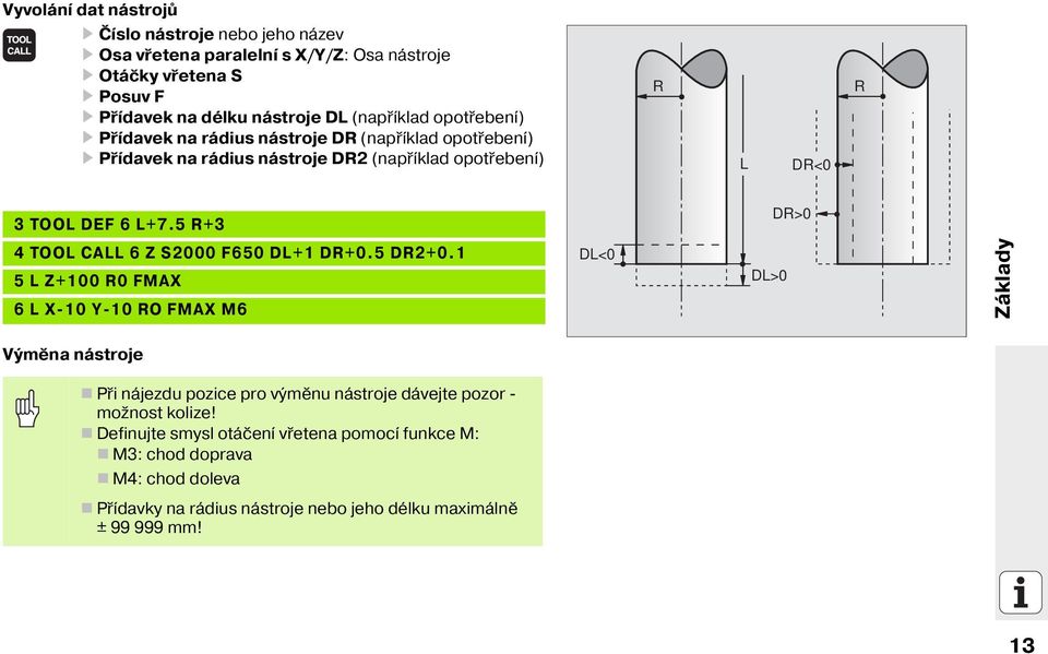 5 R+3 DR>0 4 TOOL CALL 6 Z S2000 F650 DL+1 DR+0.5 DR2+0.