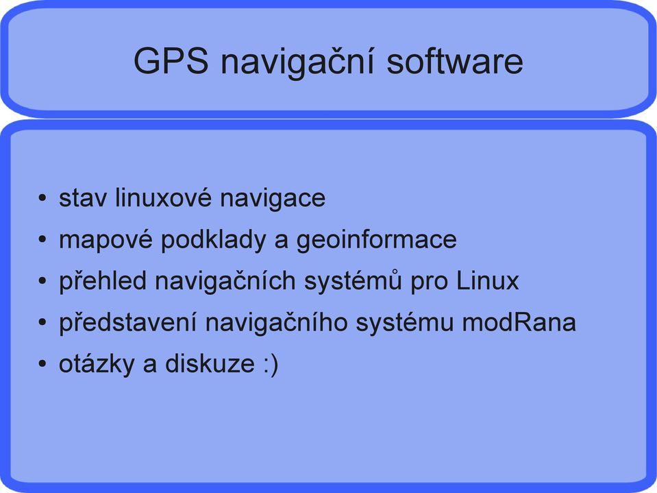přehled navigačních systémů pro Linux