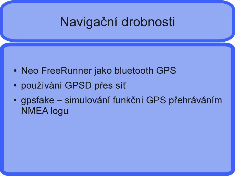 používání GPSD přes síť gpsfake