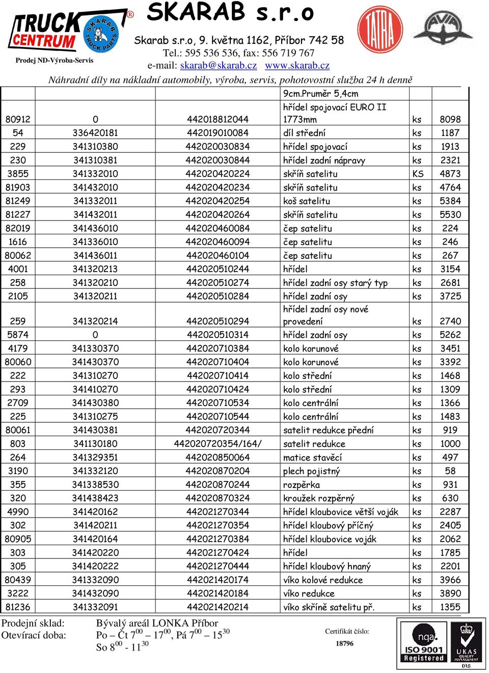 442020420224 skříň satelitu KS 4873 81903 341432010 442020420234 skříň satelitu ks 4764 81249 341332011 442020420254 koš satelitu ks 5384 81227 341432011 442020420264 skříň satelitu ks 5530 82019