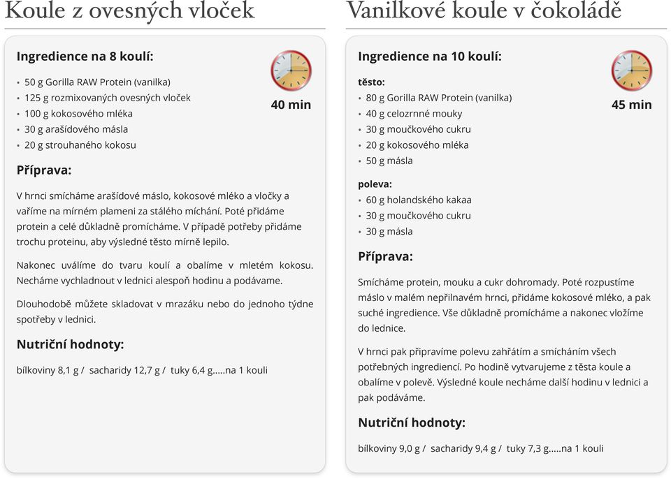 V případě potřeby přidáme trochu proteinu, aby výsledné těsto mírně lepilo. Nakonec uválíme do tvaru koulí a obalíme v mletém kokosu. Necháme vychladnout v lednici alespoň hodinu a podávame.