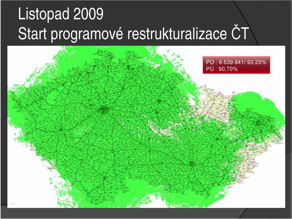 restrukturalizace ČT