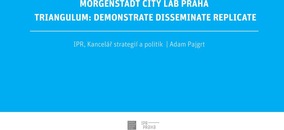 DISSEMINATE REPLICATE IPR,
