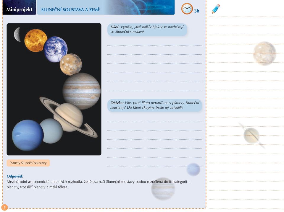 Do které skupiny byste jej zařadili? Planety Sluneční soustavy.