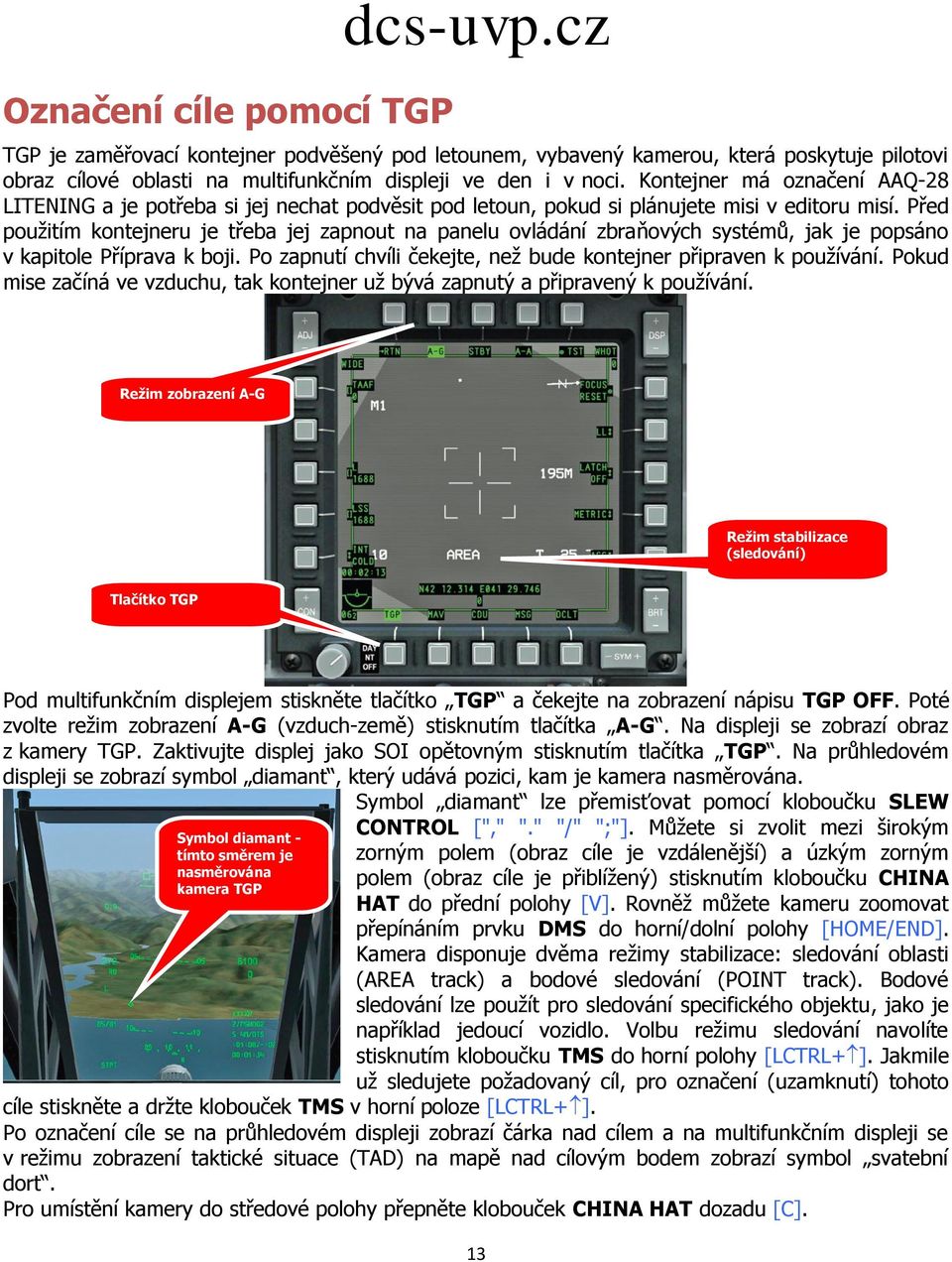 Před použitím kontejneru je třeba jej zapnout na panelu ovládání zbraňových systémů, jak je popsáno v kapitole Příprava k boji. Po zapnutí chvíli čekejte, než bude kontejner připraven k používání.