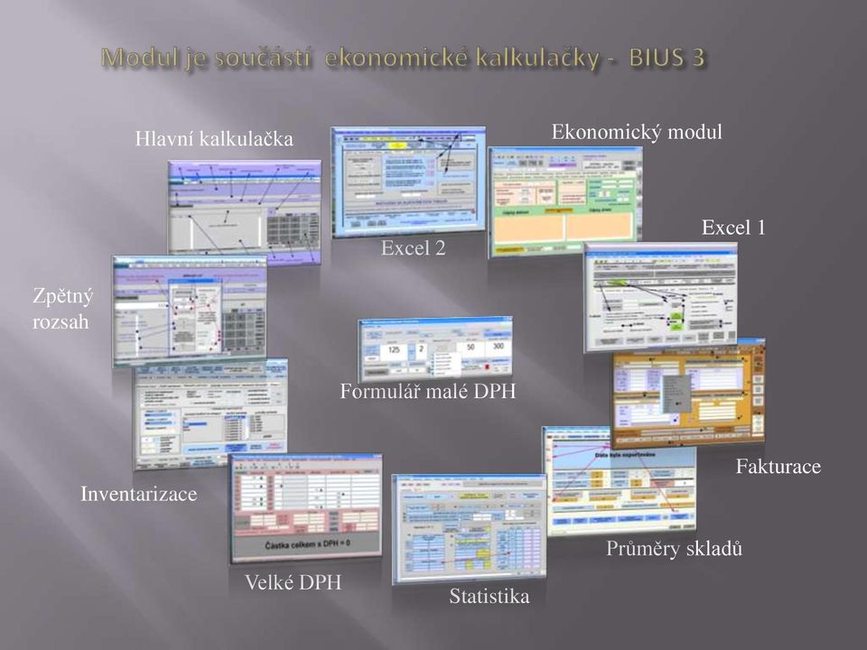 Formulář malé DPH Inventarizace