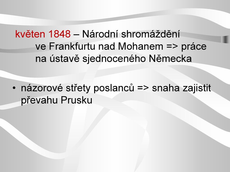 ústavě sjednoceného Německa názorové