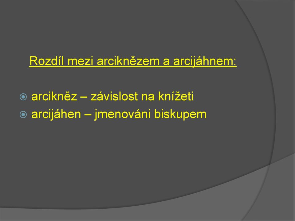 závislost na knížeti