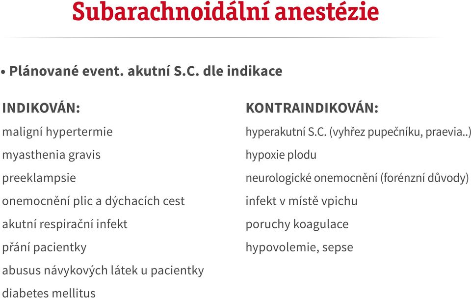 akutní respirační infekt přání pacientky abusus návykových látek u pacientky diabetes mellitus