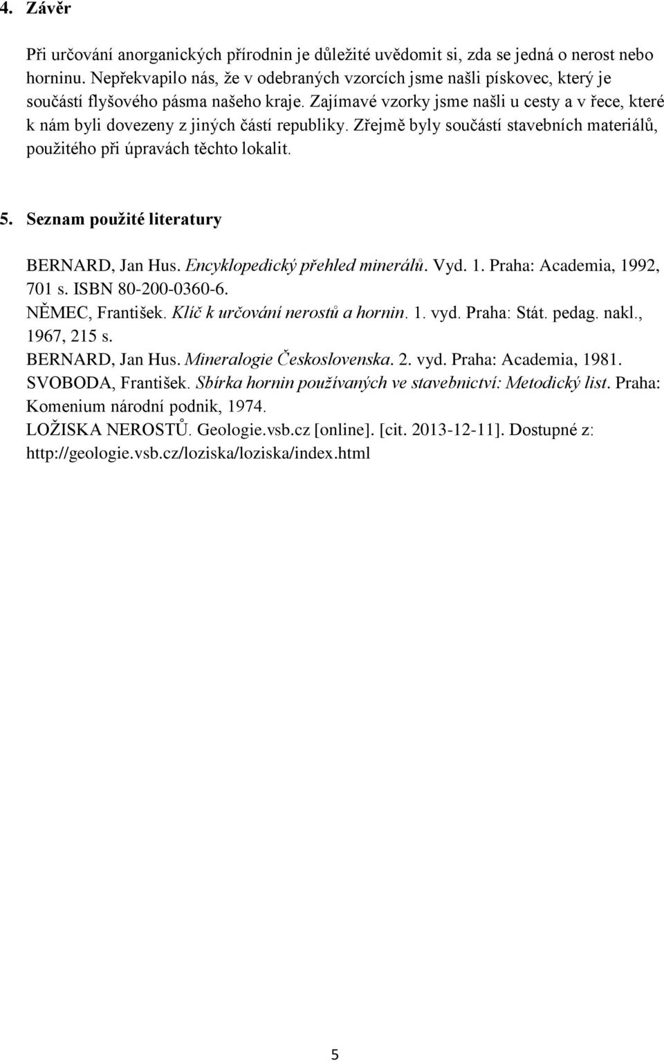 Horniny a nerosty miniprojekt - PDF Free Download