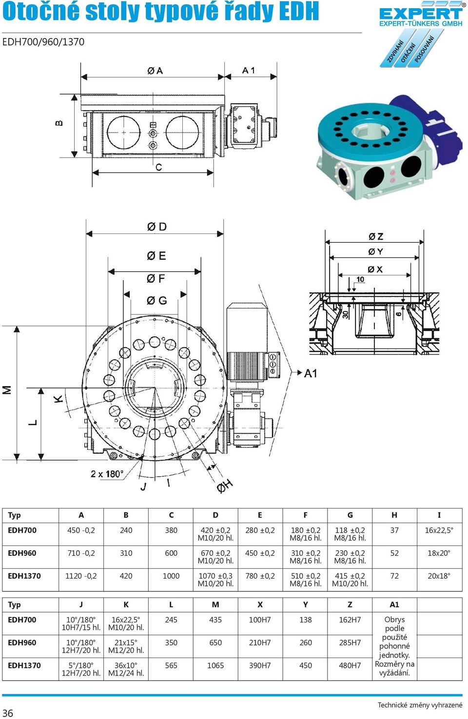 M8/16 hl. EDH1370 1120-0,2 420 1000 1070 ±0,3 780 ±0,2 510 ±0,2 415 ±0,2 72 20x18 M10/20 hl.