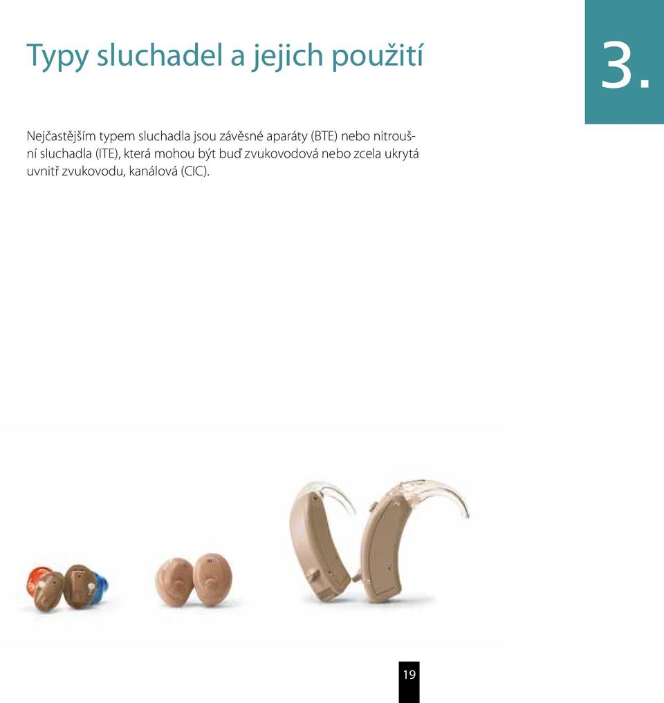 (BTE) nebo nitroušní sluchadla (ITE), která mohou