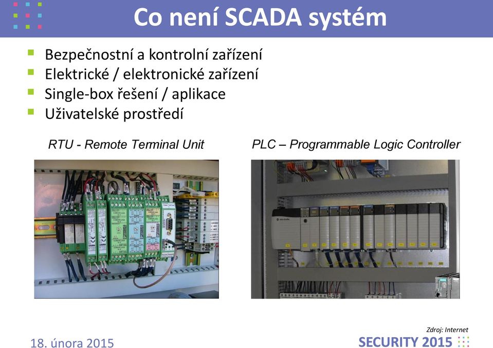 aplikace Uživatelské prostředí RTU - Remote Terminal