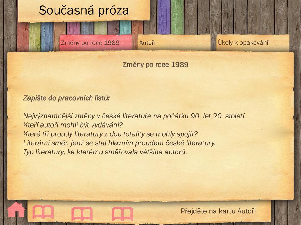 Které tři proudy literatury z dob totality se mohly spojit?