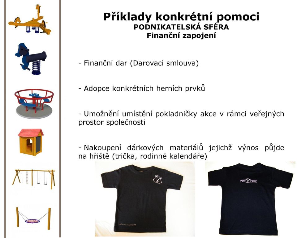 umístění pokladničky akce v rámci veřejných prostor společnosti -