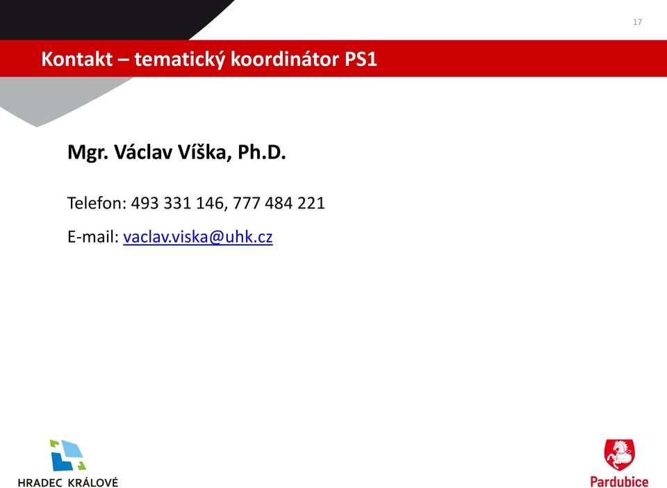 Václav Víška, Ph.D.