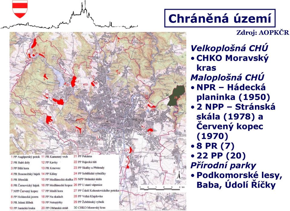 2 NPP Stránská skála (1978) a Červený kopec (1970) 8 PR