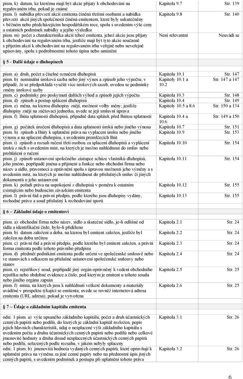 uvedením výše ceny a ostatních podmínek nabídky a jejího výsledku písm.