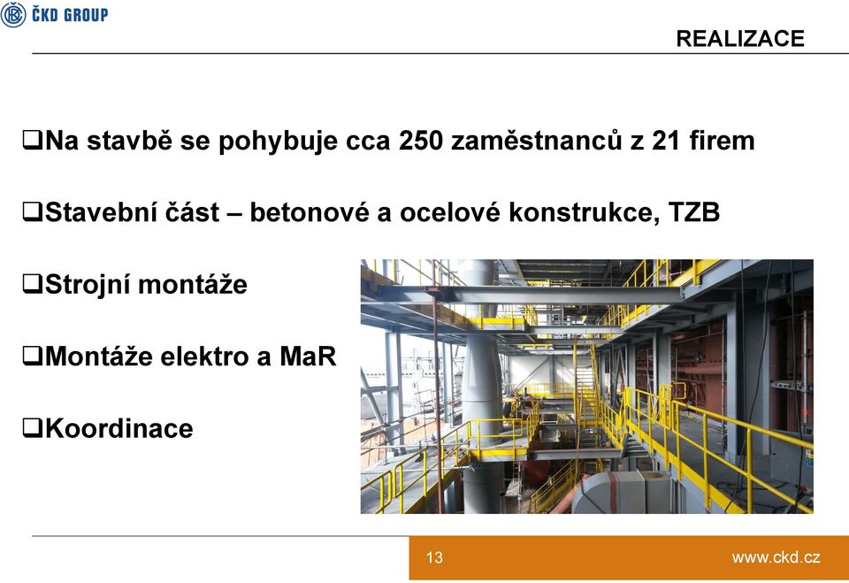 betonové a ocelové konstrukce, TZB