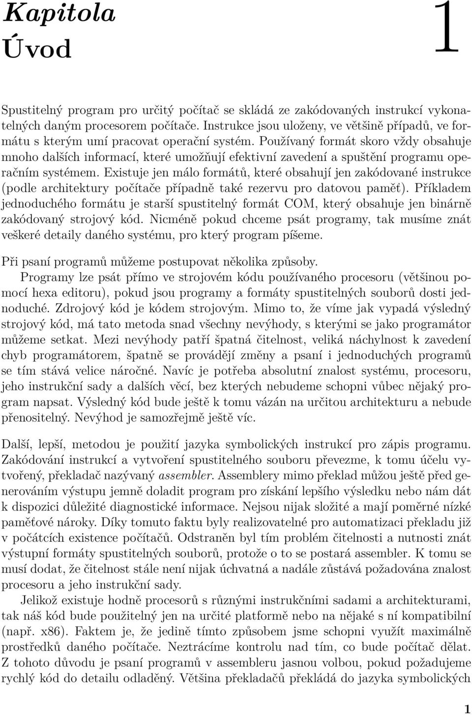 Používaný formát skoro vždy obsahuje mnoho dalších informací, které umožňují efektivní zavedení a spuštění programu operačním systémem.