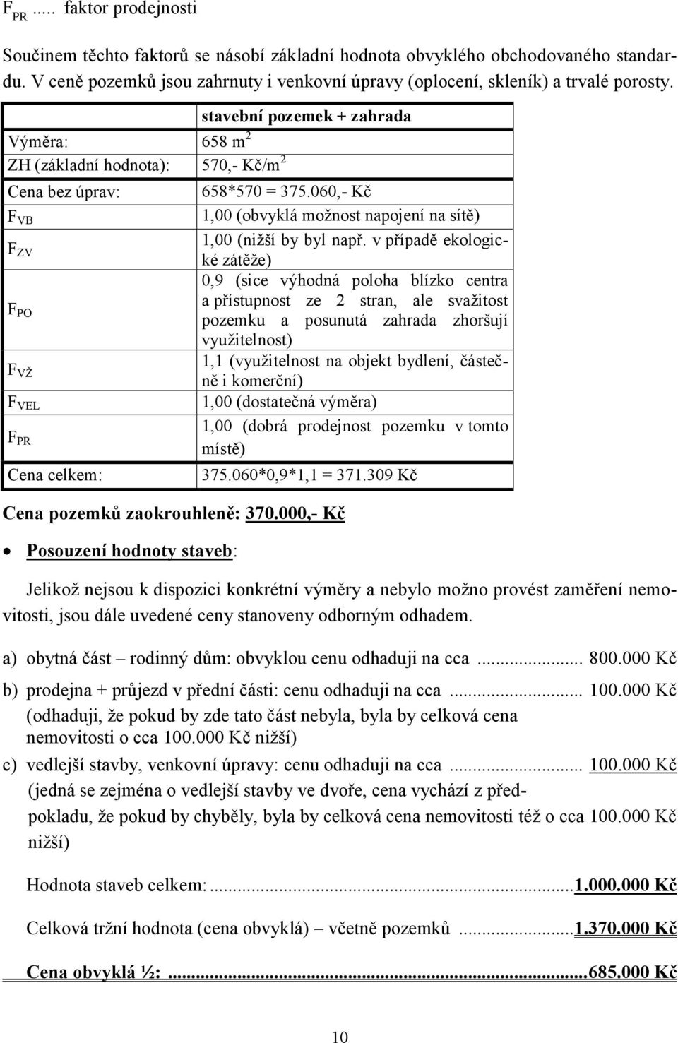 060,- Kč 1,00 (obvyklá možnost napojení na sítě) 1,00 (nižší by byl např.