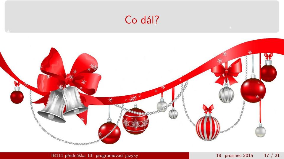 13: programovací