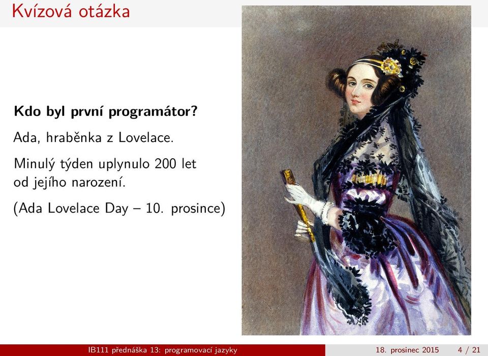let od jejího narození (Ada Lovelace Day 10