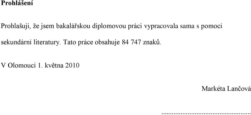 sekundární literatury.