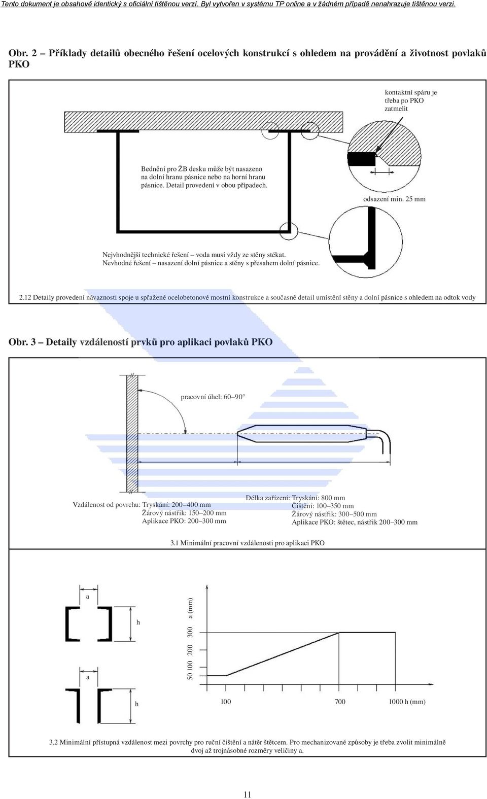 Nevhodné řešení nasazení dolní pásnice a stěny s přesahem dolní pásnice. 2.