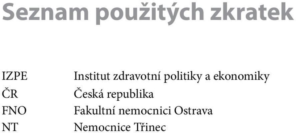 a ekonomiky Česká republika