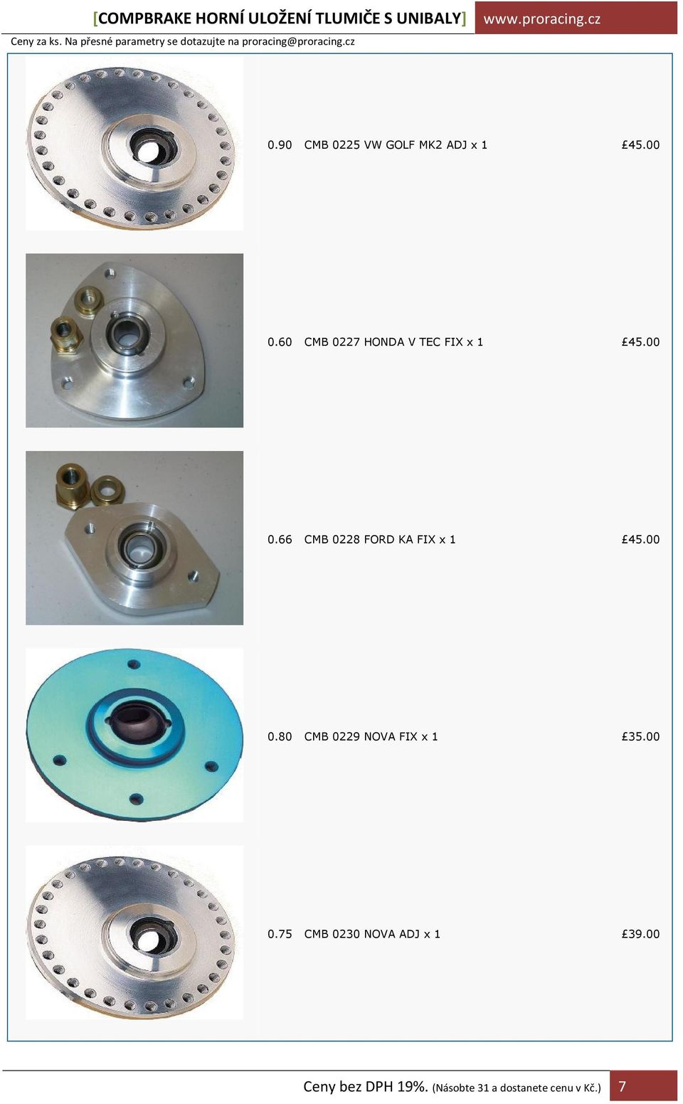 66 CMB 0228 FORD KA FIX x 1 45.00 0.