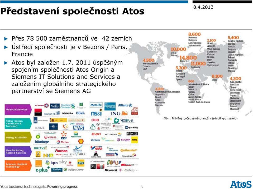 2011 úspěšným spojením společností Atos Origin a Siemens IT Solutions and Services a