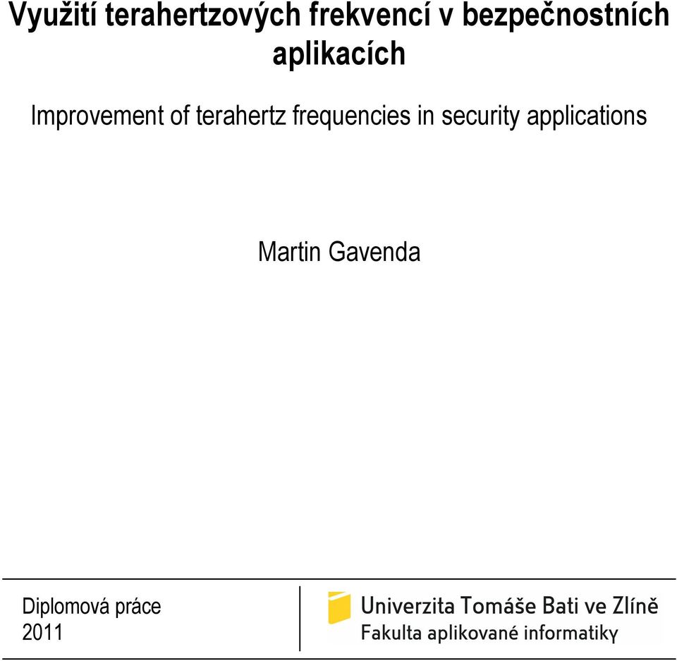 of terahertz frequencies in security