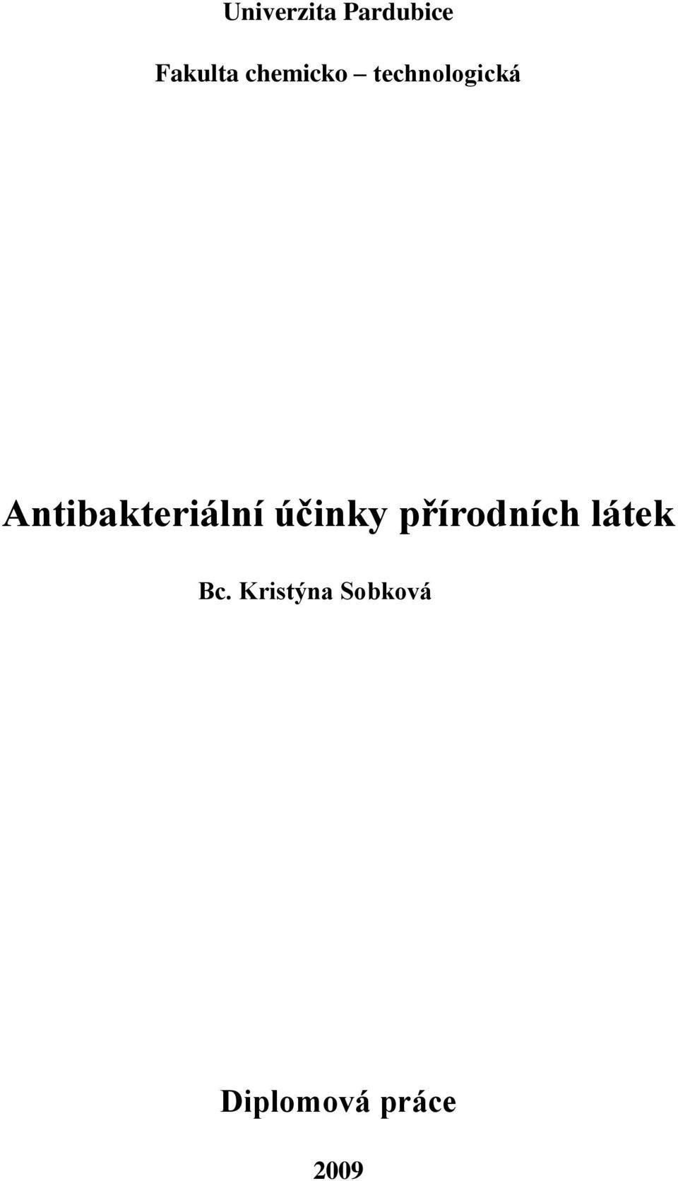 Antibakteriální účinky přírodních