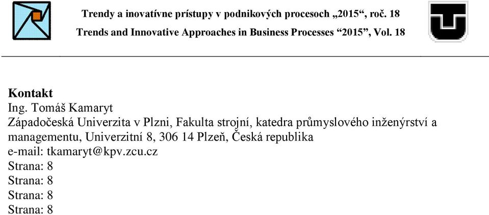 strojní, katedra průmyslového inženýrství a managementu,