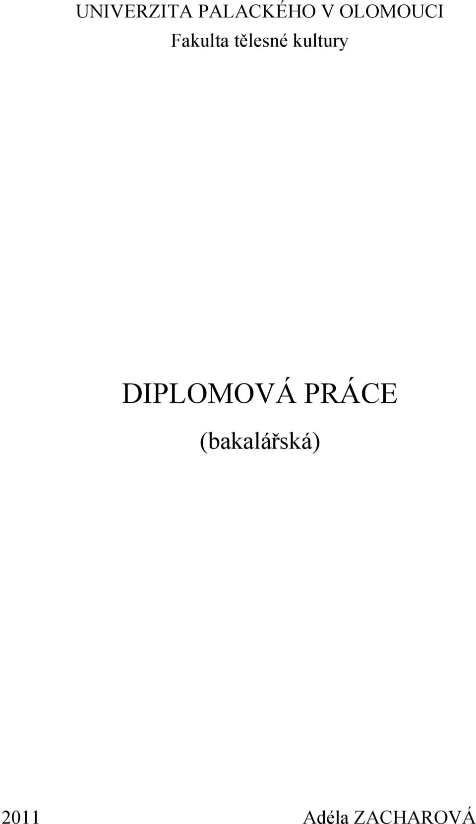 kultury DIPLOMOVÁ PRÁCE
