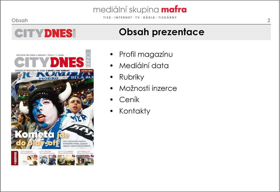 magazínu Mediální data