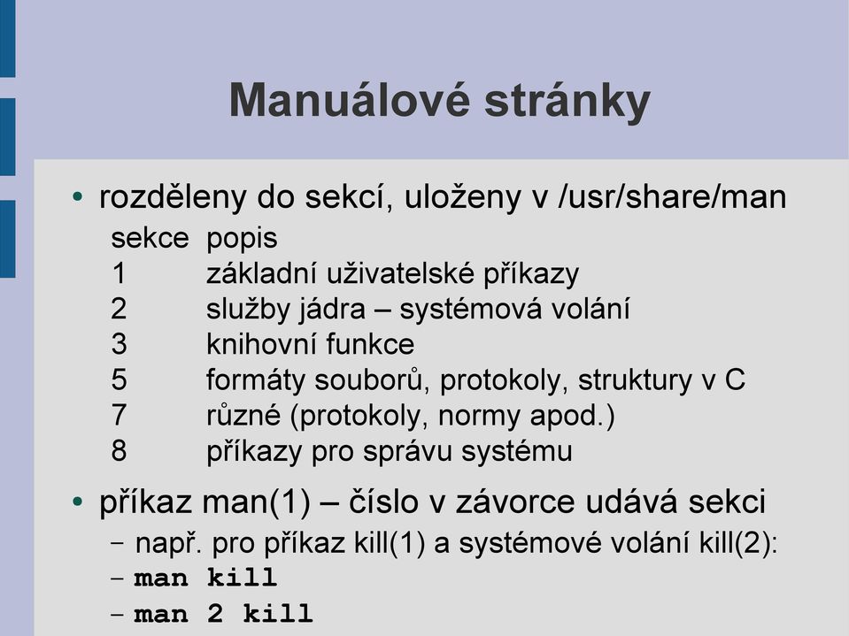 protokoly, struktury v C 7 různé (protokoly, normy apod.