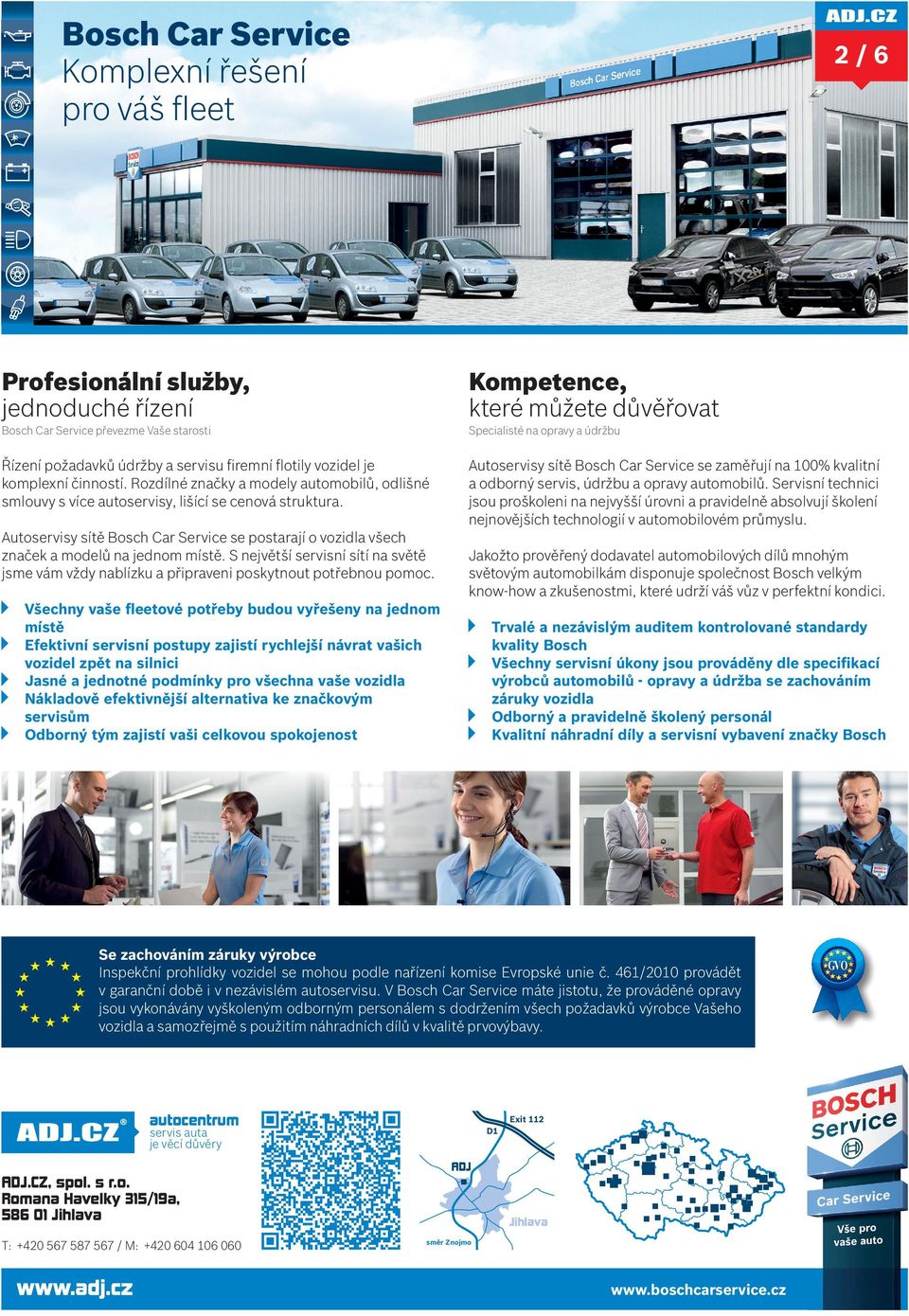 Autoservisy sítě Bosch Car Service se zaměřují na 100% kvalitní a odborný servis, údržbu a opravy automobilů.